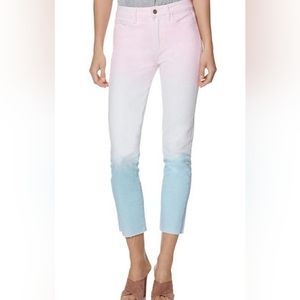 NWT Paige Hoxton slim high rise sunset ombre 31